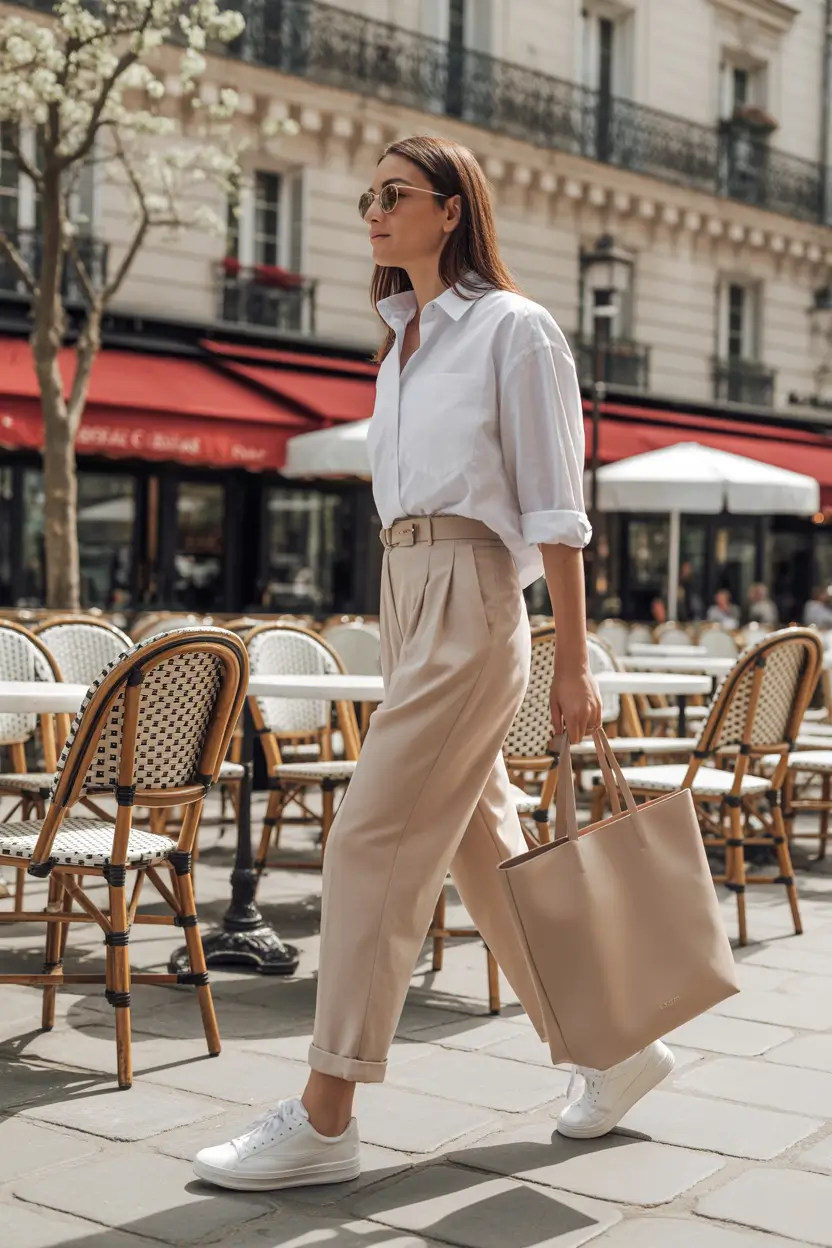 Every Day Spring Outfits Everyday Elegance for Café Mornings