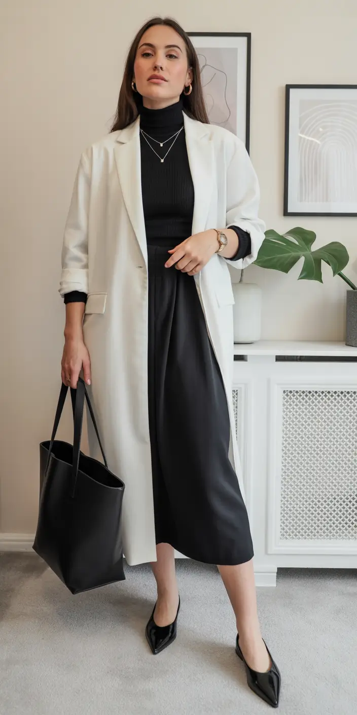 Every Day Spring Outfits Monochrome Layers for Quiet Power