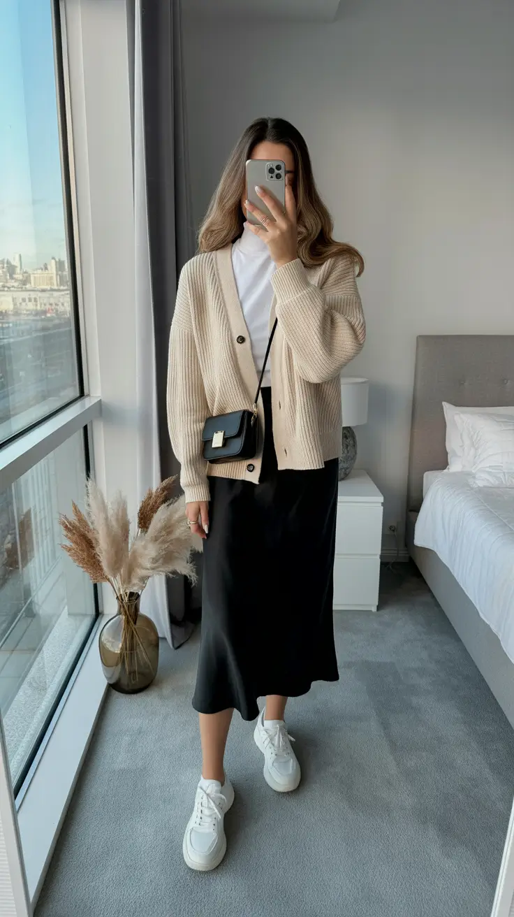 Every Day Spring Outfits Soft Knit Layers for Cozy City Living