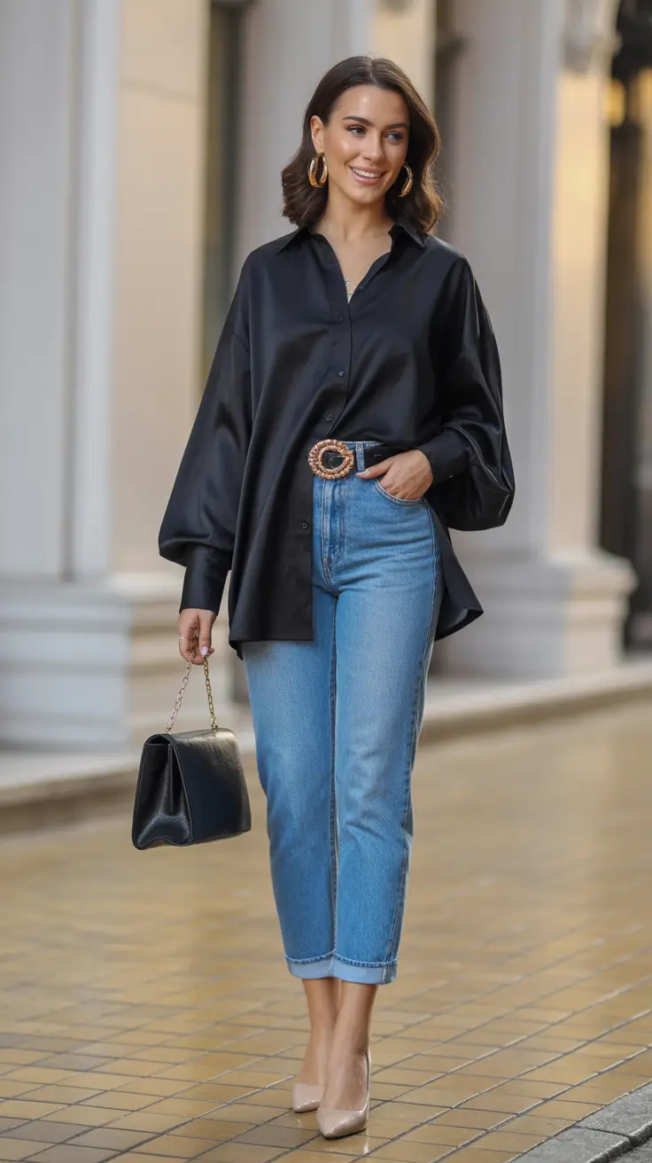 Every Day Spring Outfits Dark Neutrals for Confident Casual Statements