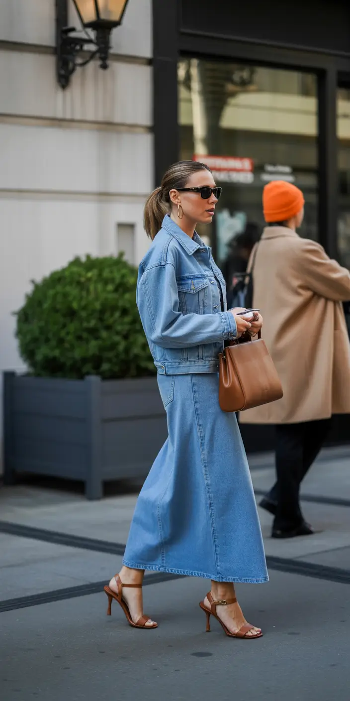 spring fashion outfits Double Denim Street Style for Everyday Work and Weekend