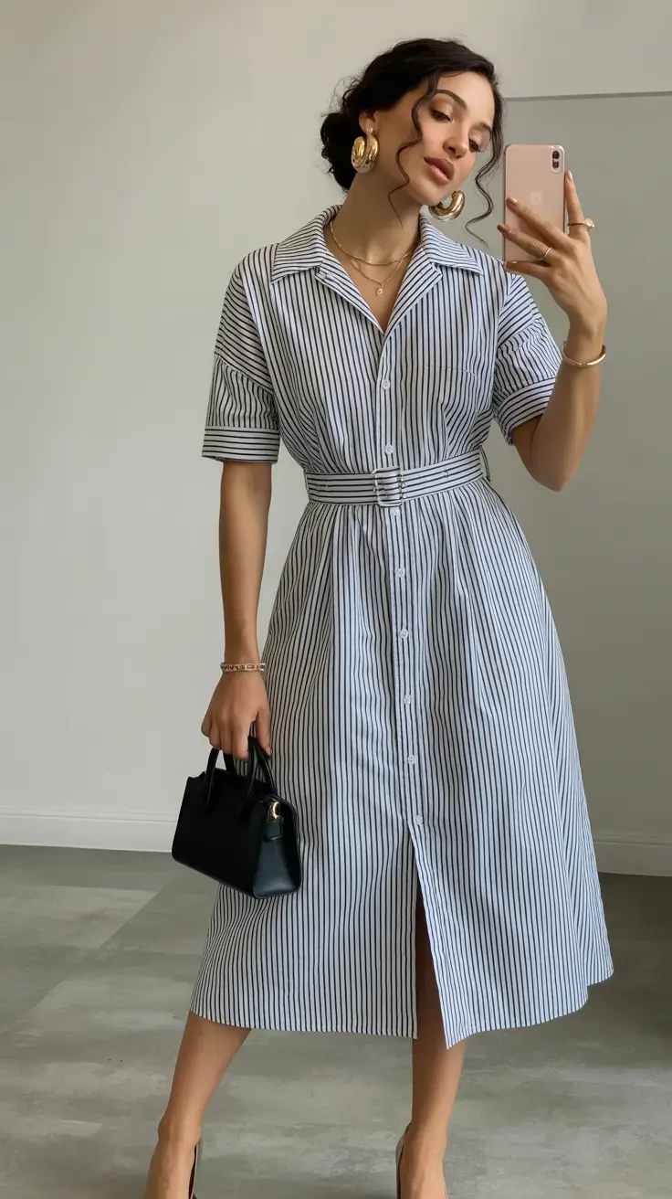 spring outfits 2026 trends Preppy Lines with a Modern Ease