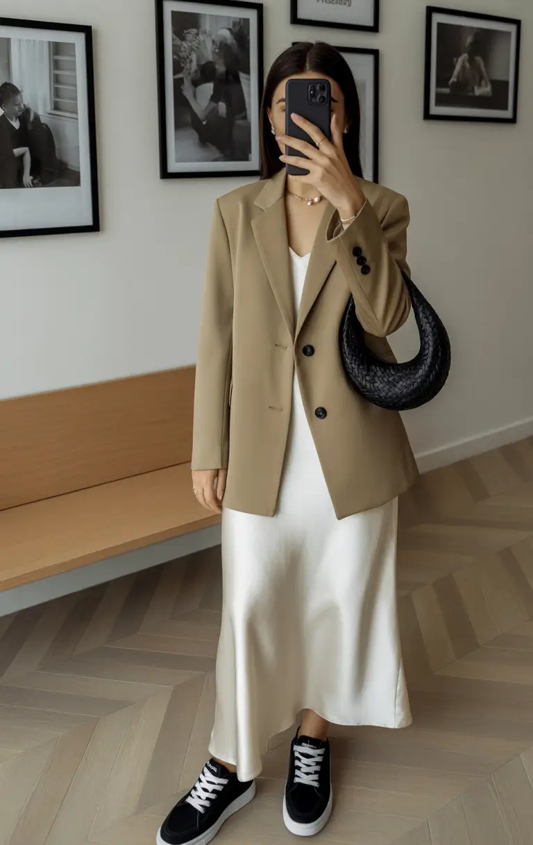 spring outfits 2026 trends Casual Tailored Style