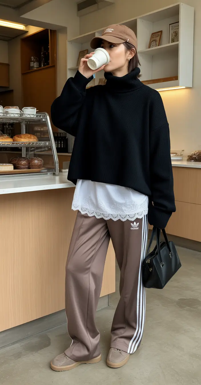 spring sport outfits for women Soft Neutrals and Coffee-Shop Comfort