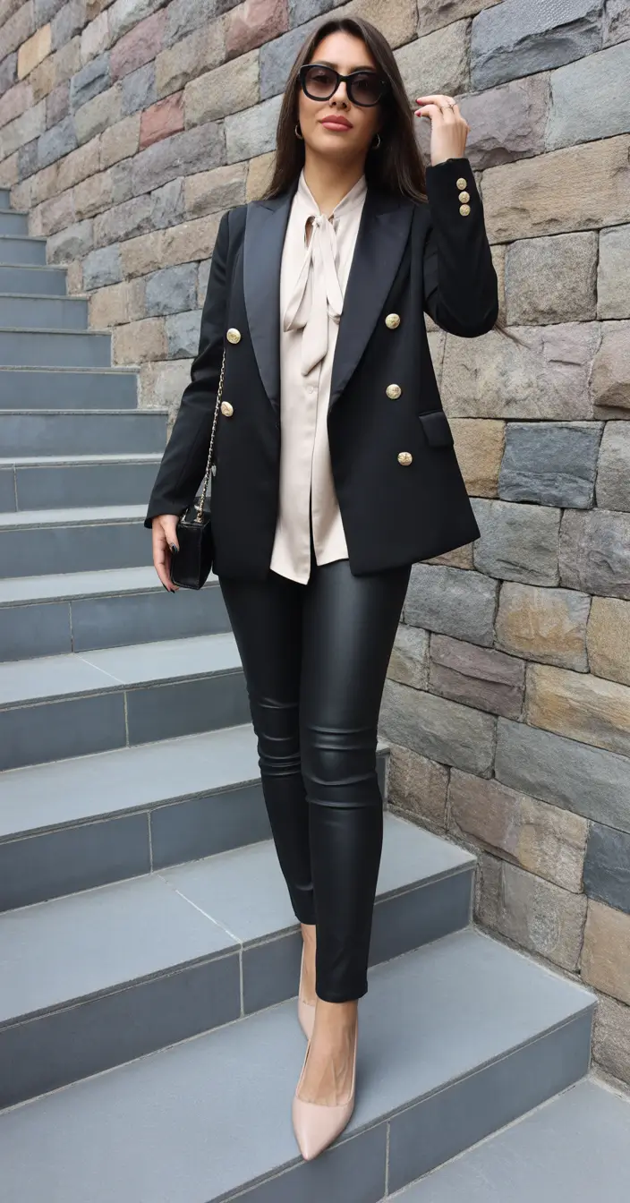 Spring Capsule Wardrobe Black Blazers and Feminine Power Dressing