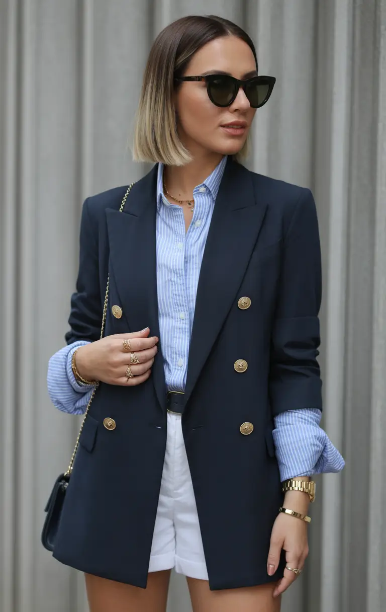 Spring Capsule Wardrobe Navy and White The French Capsule Combination