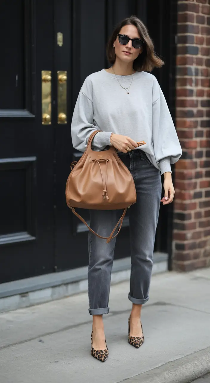 21 elegant spring mom outfits 2026 Monochrome Neutrals with a Modern Edge