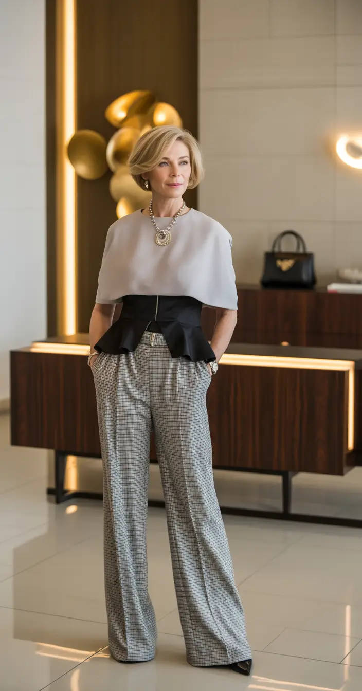 Spring Outfits for Women Over 50 Sculptural Tops for Modern Semi Formal Spring Evenings