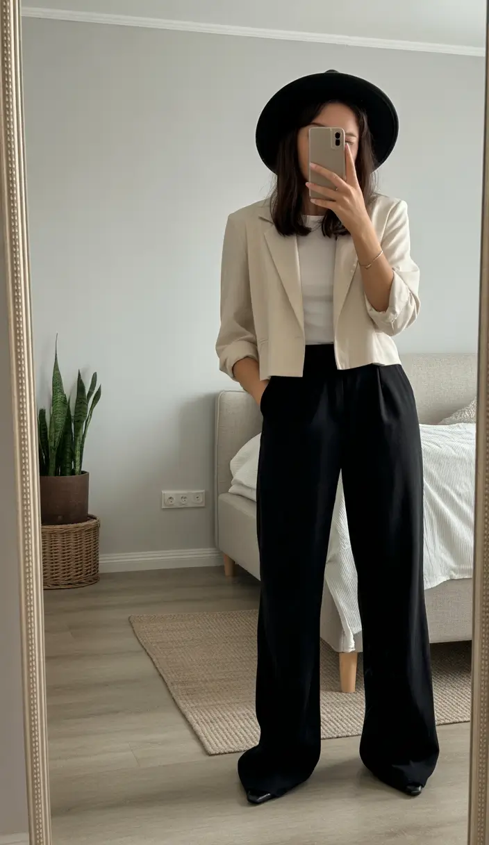 Spring Wardrobe Modern Neutral Tailoring with a Minimalist Twist