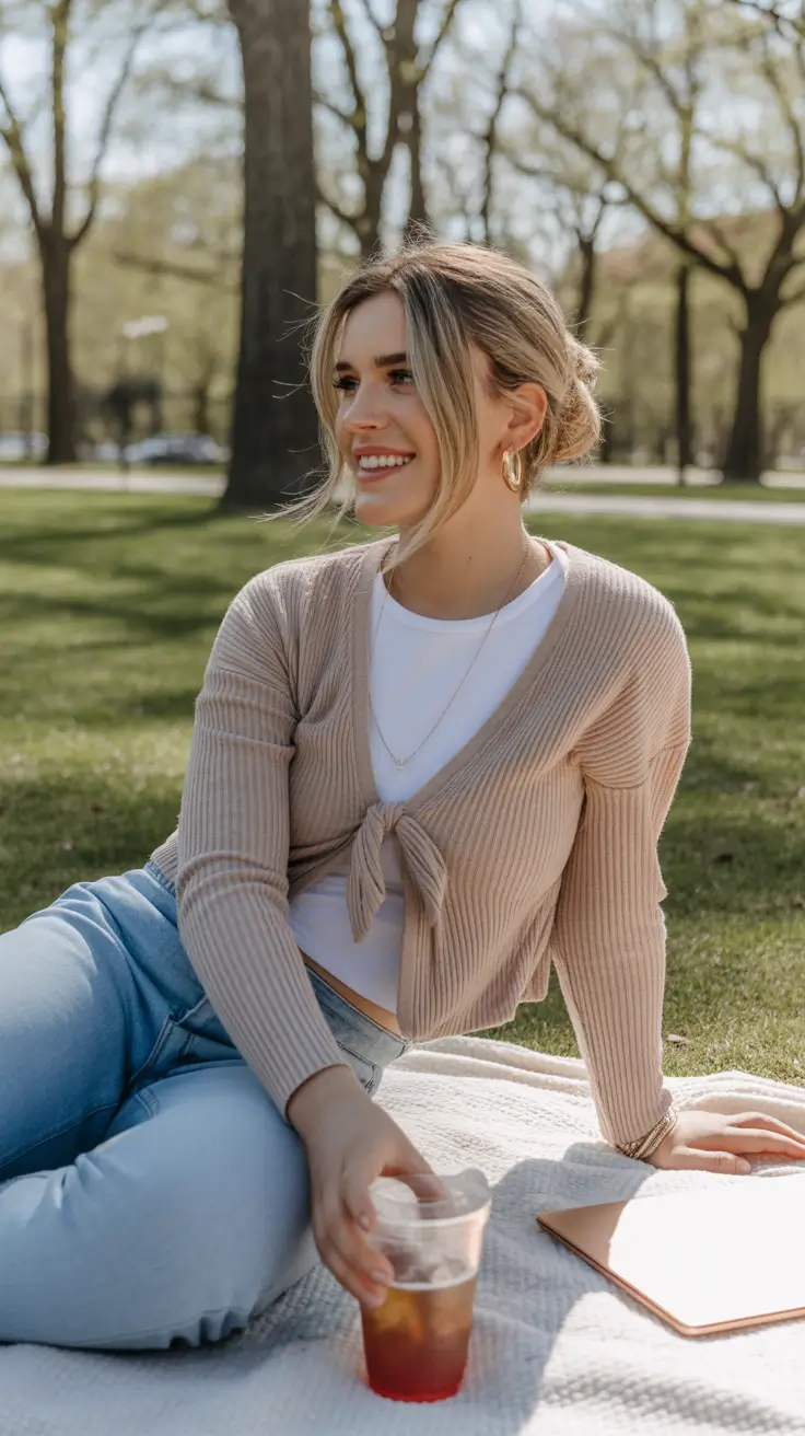 Spring Wardrobe Soft Parkside Knitwear and Romantic Spring Casualness