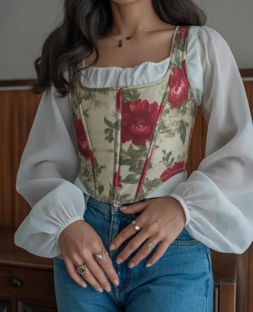 spring birthday outfit Romantic Floral Corsetry With Everyday Ease