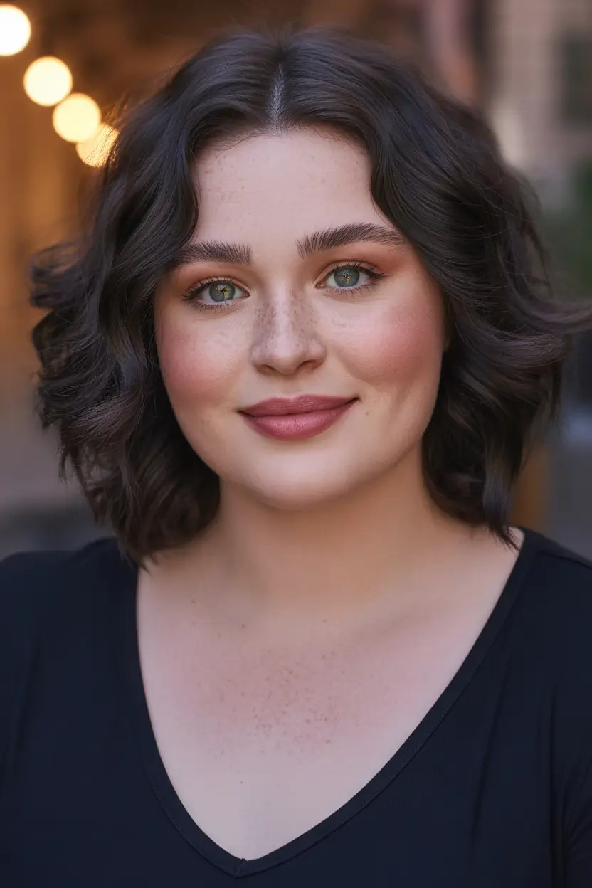 Spring Haircuts for Chubby Faces Soft Straight Layered Cut With Face Slimming Flow