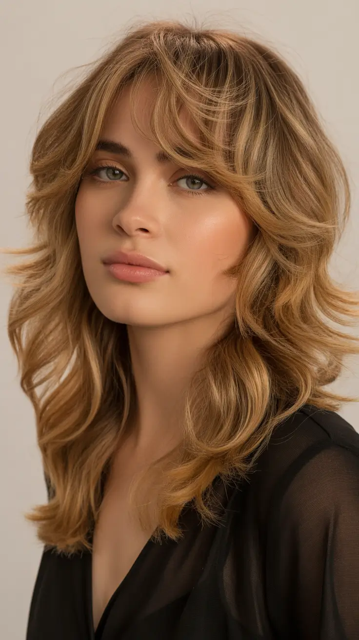 spring shag hairstyle Effortless Blonde Airy Shag With Soft Movement