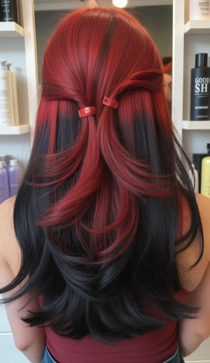 spring hair color for tan skin Deep Red Velvet Panels