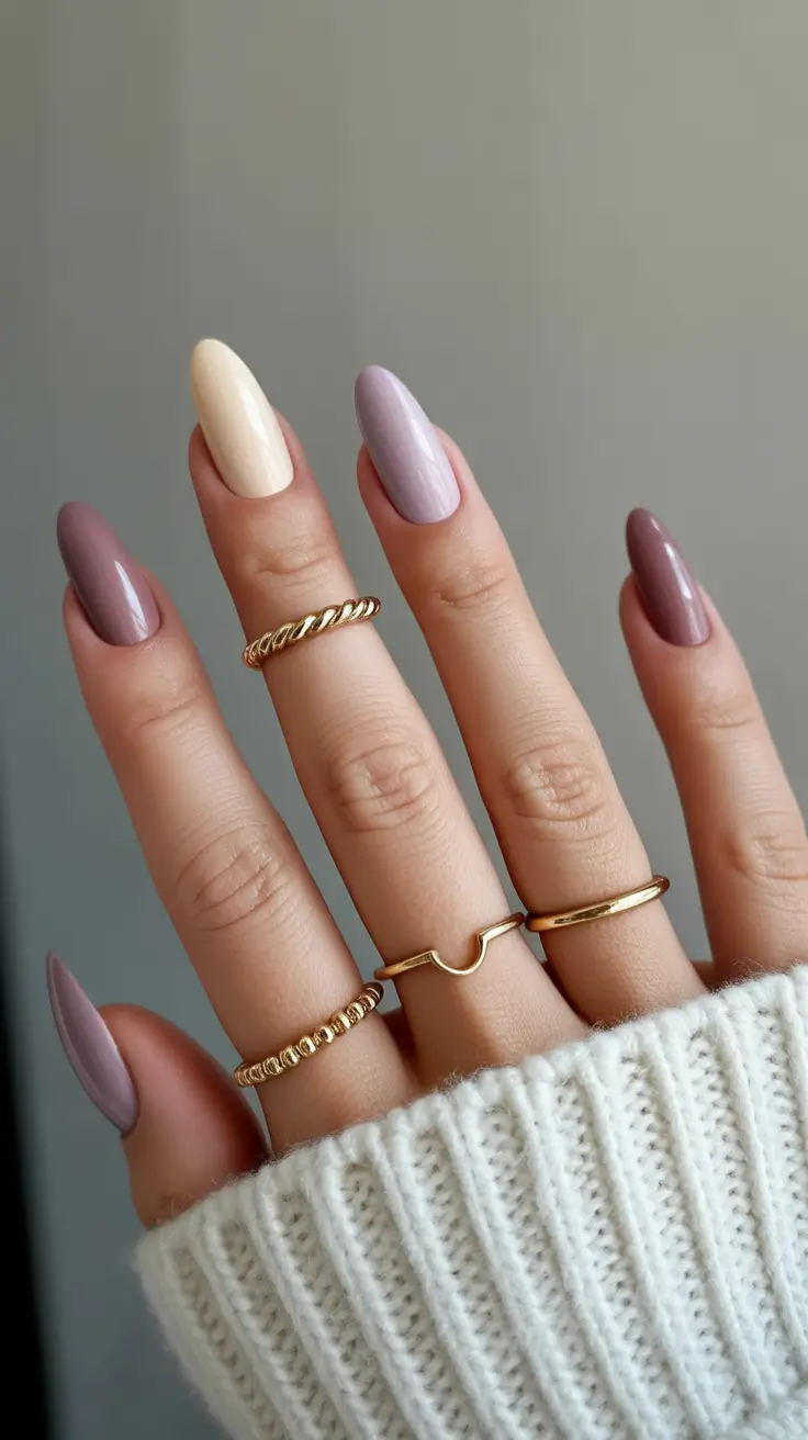 23 elegant colorful spring nails 2026 Soft Lavender Neutrals That Feel Quietly Luxurious