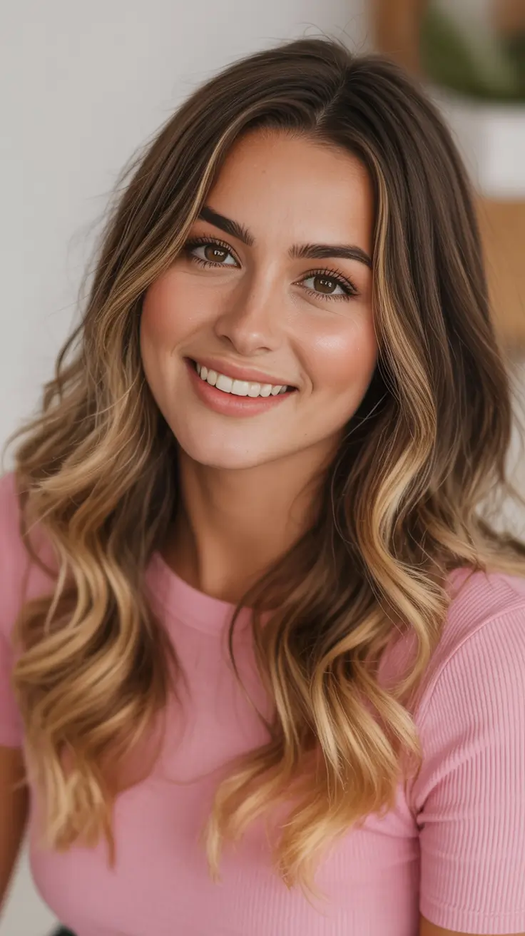 spring balayage hair color Classic Caramel Blonde Balayage That Never Fails