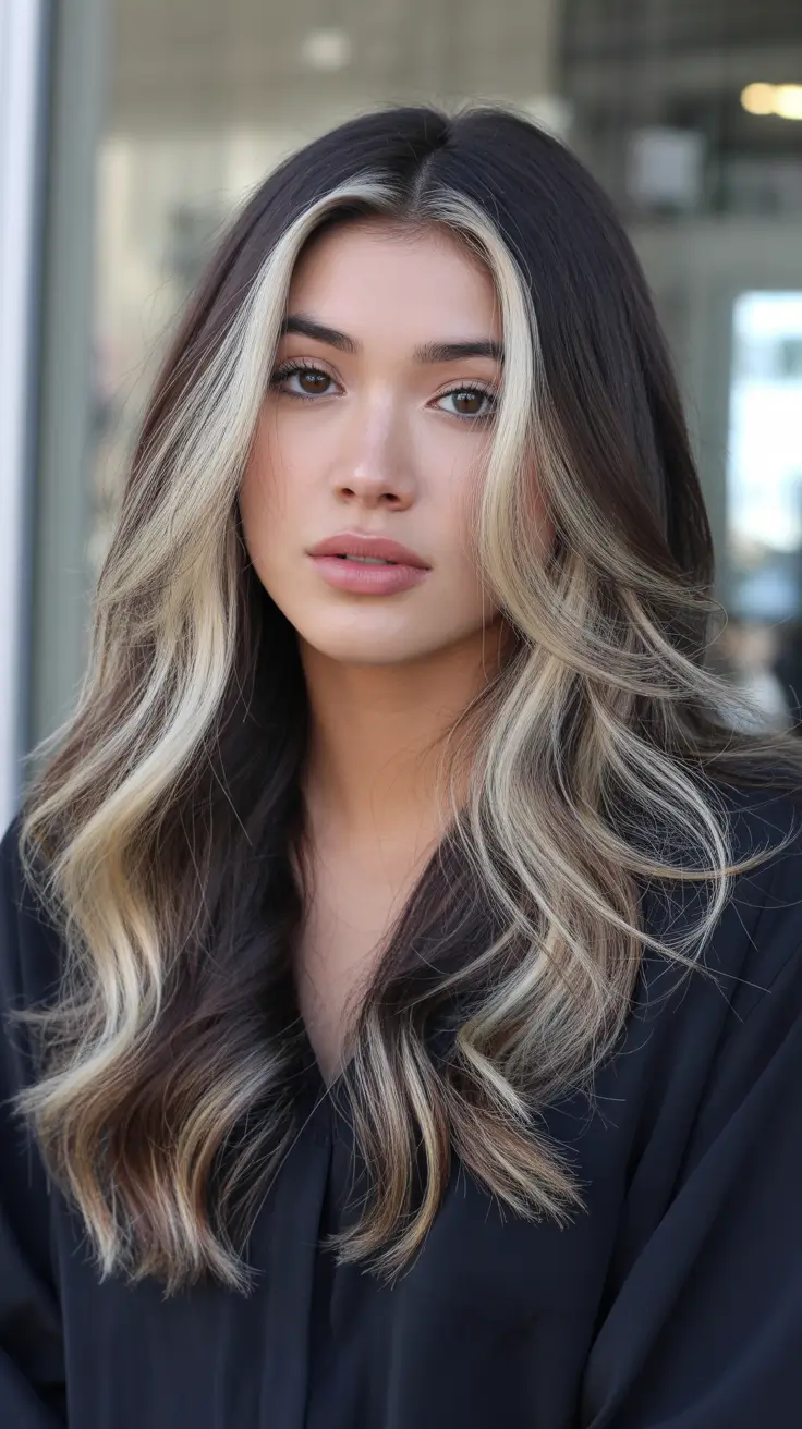 spring blonde hair color Dark Base Blonde Balayage with Face-Framing Brightness