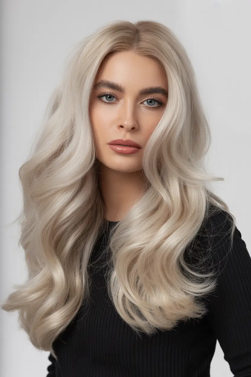 spring blonde hair color Classic Long Blonde Layers with Luminous Dimension