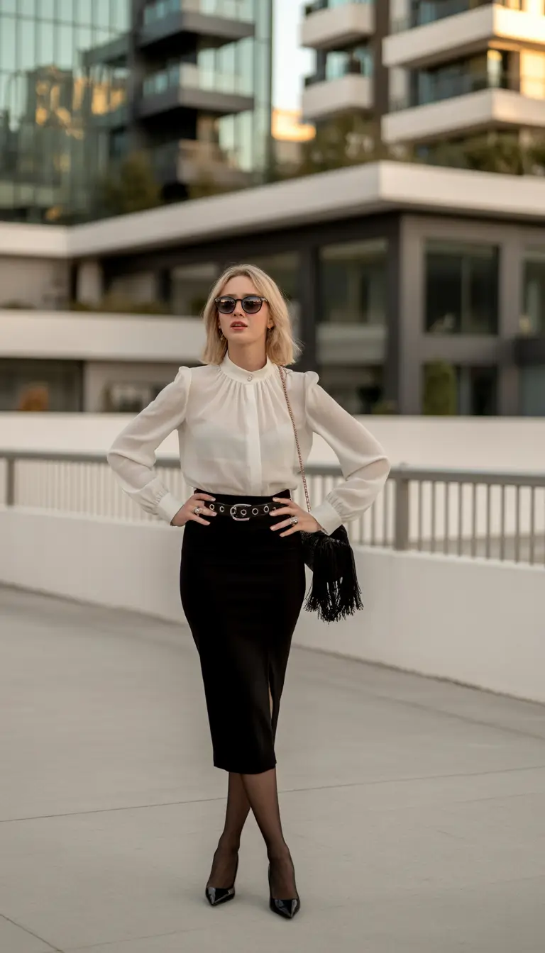 spring work outfits The Modern Pencil Skirt Comeback in Office Chic Form