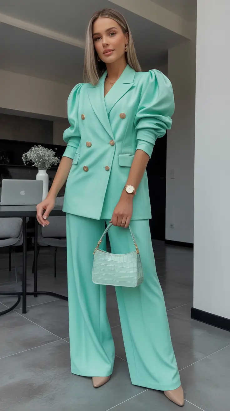 Spring Workwear Soft Mint Tailoring for a Bright Capsule Workwear Refresh