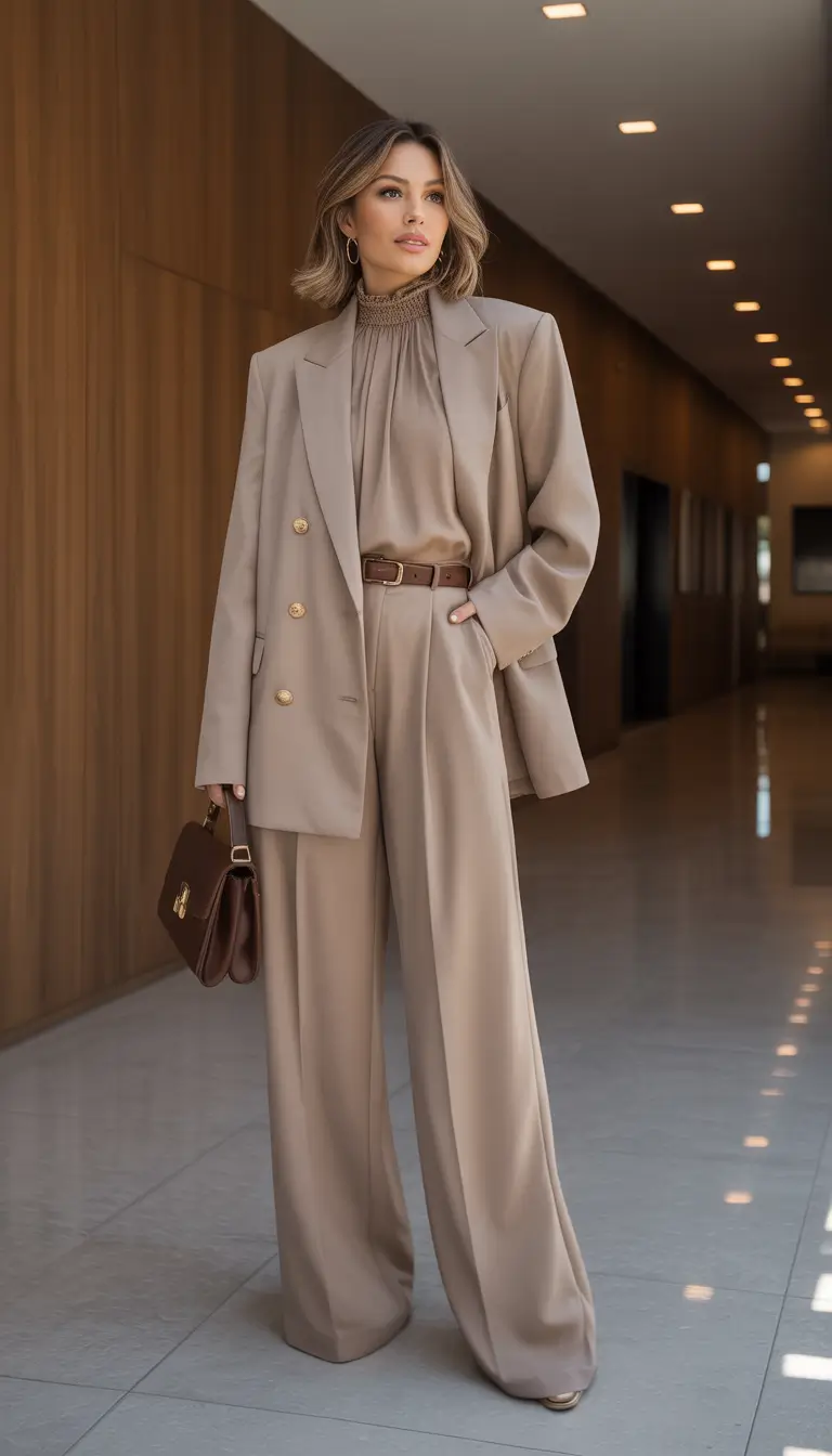 Spring Workwear Warm Mocha Tailoring for Quiet Luxury Spring Workwear