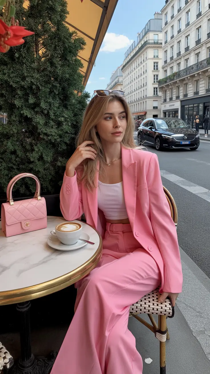 minimalist spring wardrobe A Pink Suit as the Soft Statement of Spring 2026