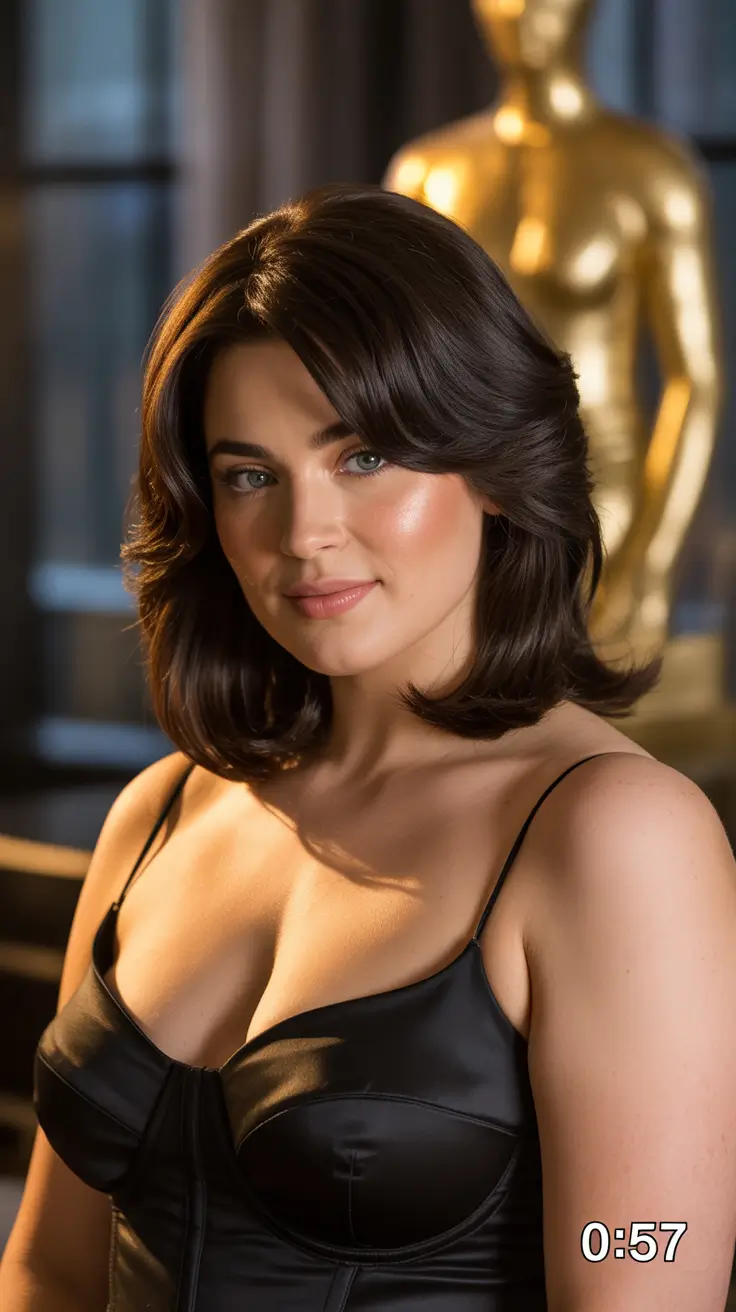 Spring Haircuts for Plus Size Women Polished Medium Length Lob With Spring Movement