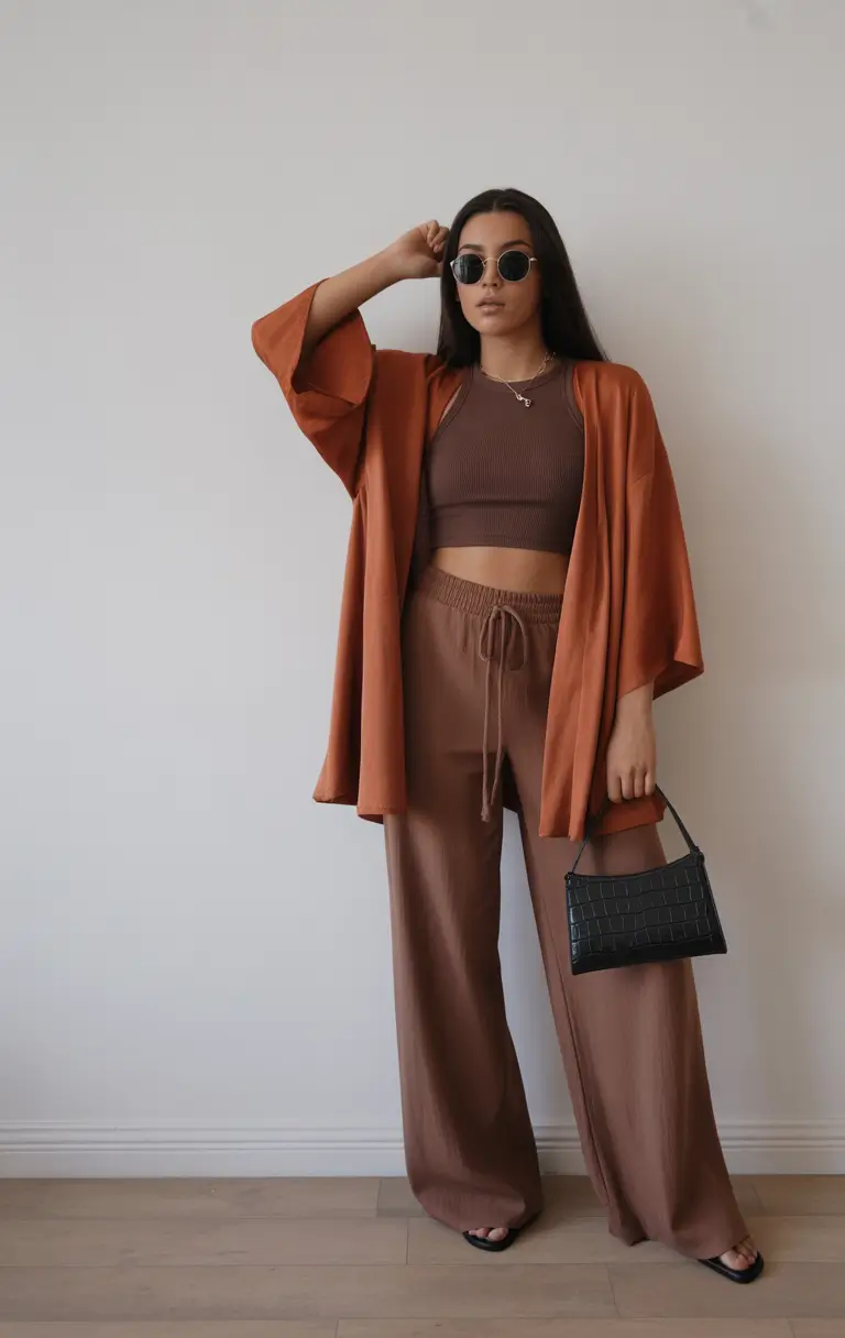 spring fits outfits Chocolate Monochrome With a Modern Lounge Mood