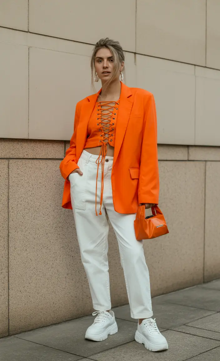 spring fits outfits Color Therapy With a Sharp Edge