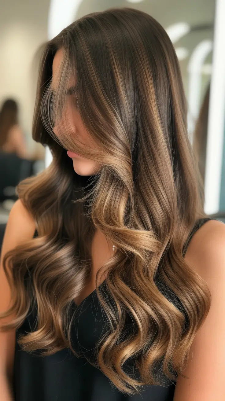 spring caramel hair color Luxury Honey Golden Balayage For Effortless Length
