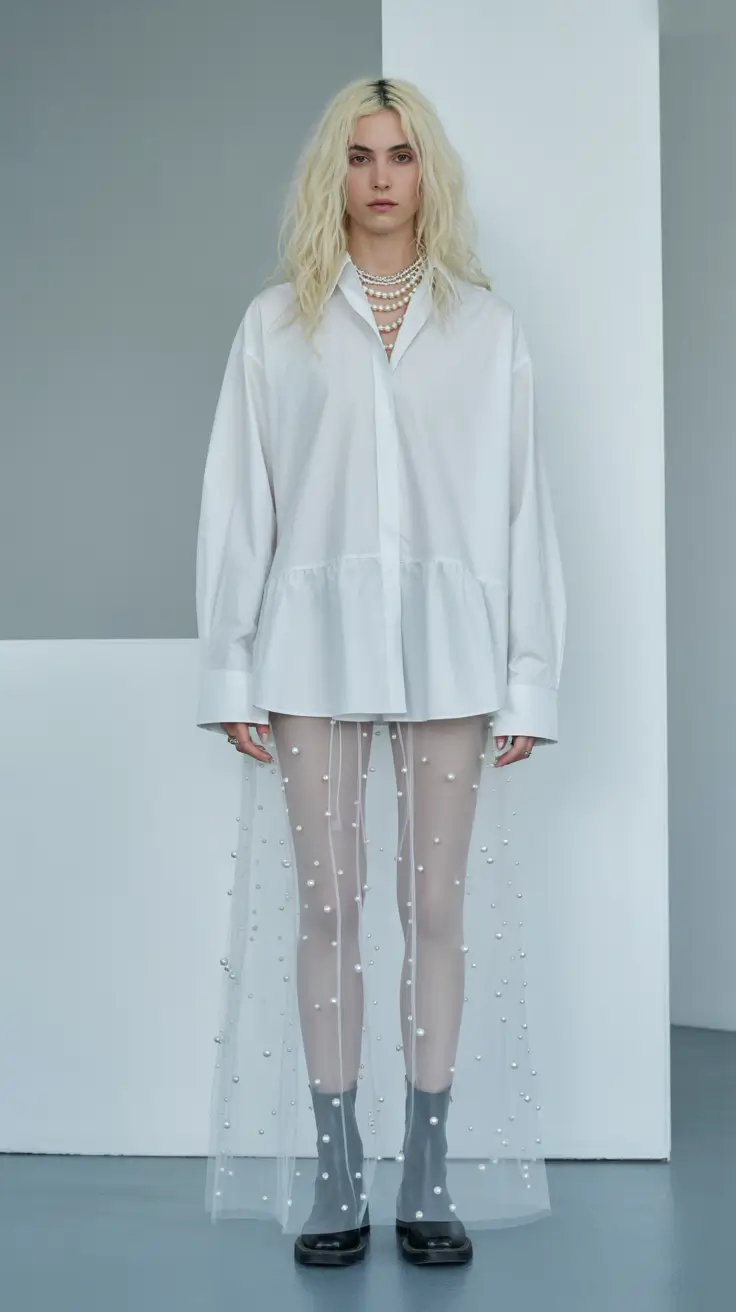 22 April outfits ideas 2026 Avant Garde Spring Layers With Sheer Textures