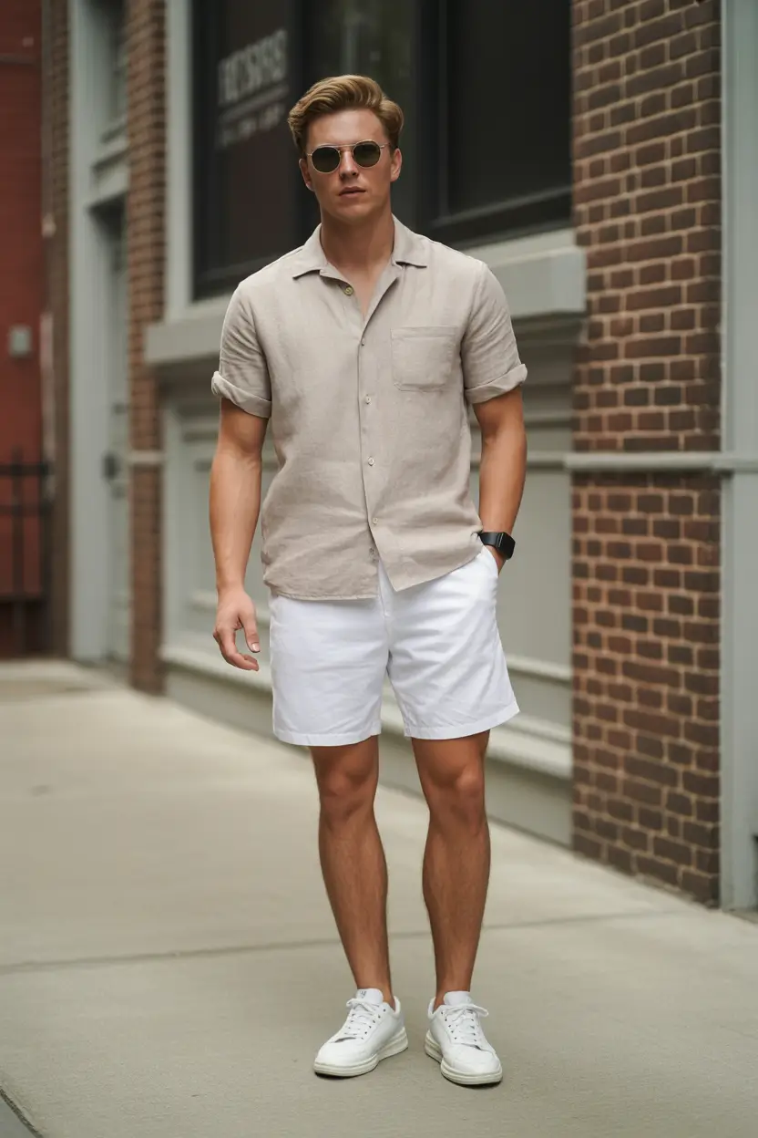 23 casual summer outfits men 2026 City Clean With A Summer Edge