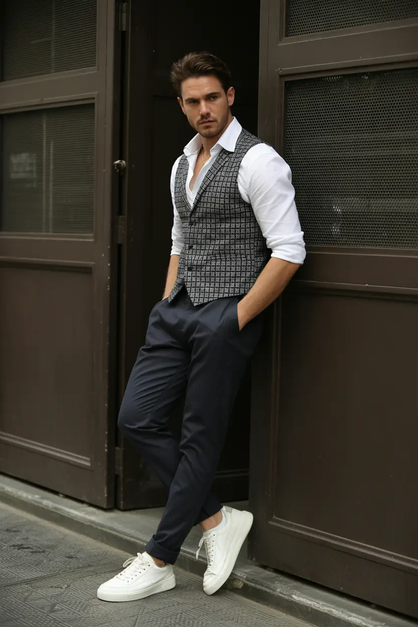 23 casual summer outfits men 2026 Smart Vest Styling And Elevated Summer Formal Mix