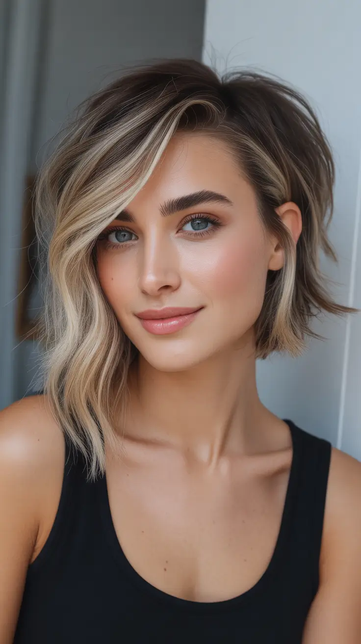 spring bob haircut Modern Italian Inspired Angled Bob With Soft Volume