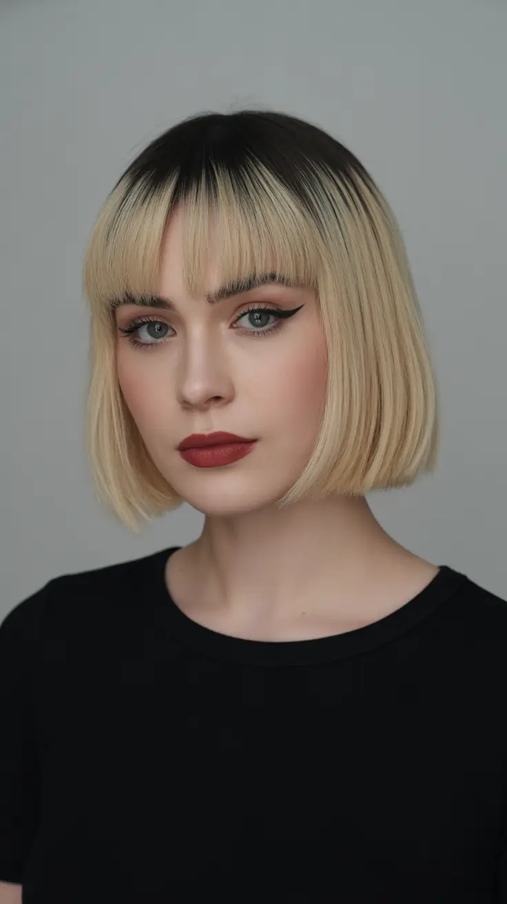 spring bob haircut Graphic Micro Bob With Soft Bangs Energy