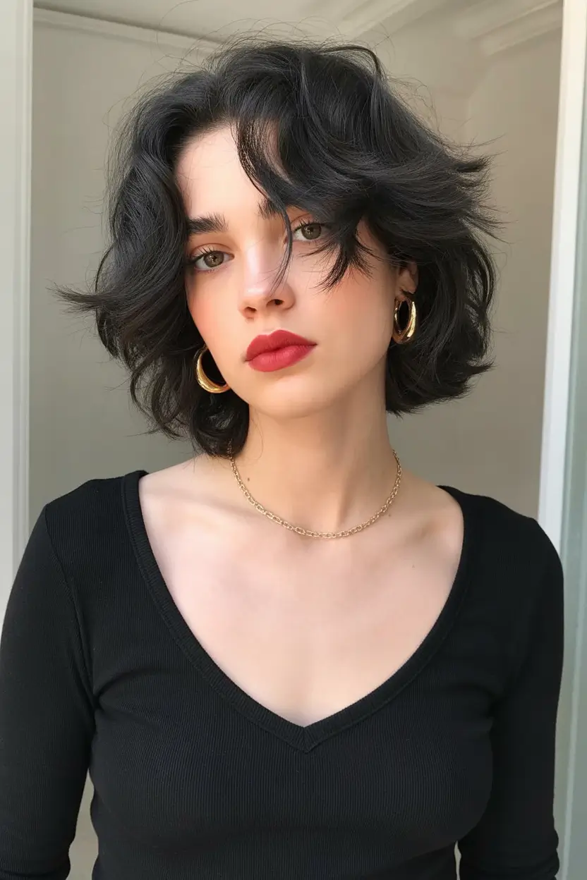 spring mid length haircut Voluminous Layered Mid Length Waves