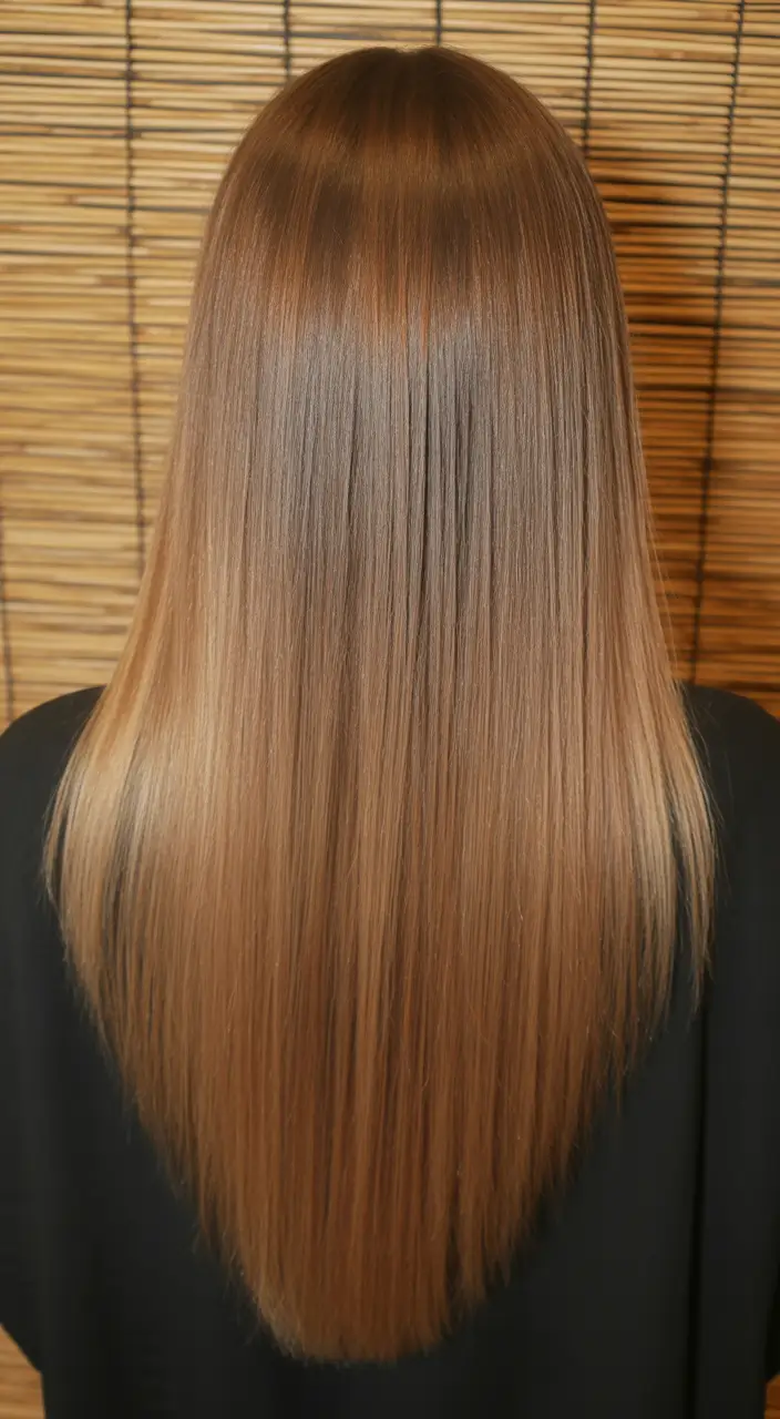 spring long haircut Ultra Sleek Extra Long Straight Cut