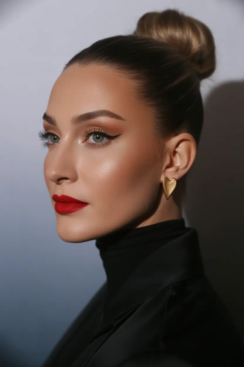 graduation hairstyles ideas 2026 Classic Sleek Ballet Bun Graduation Style