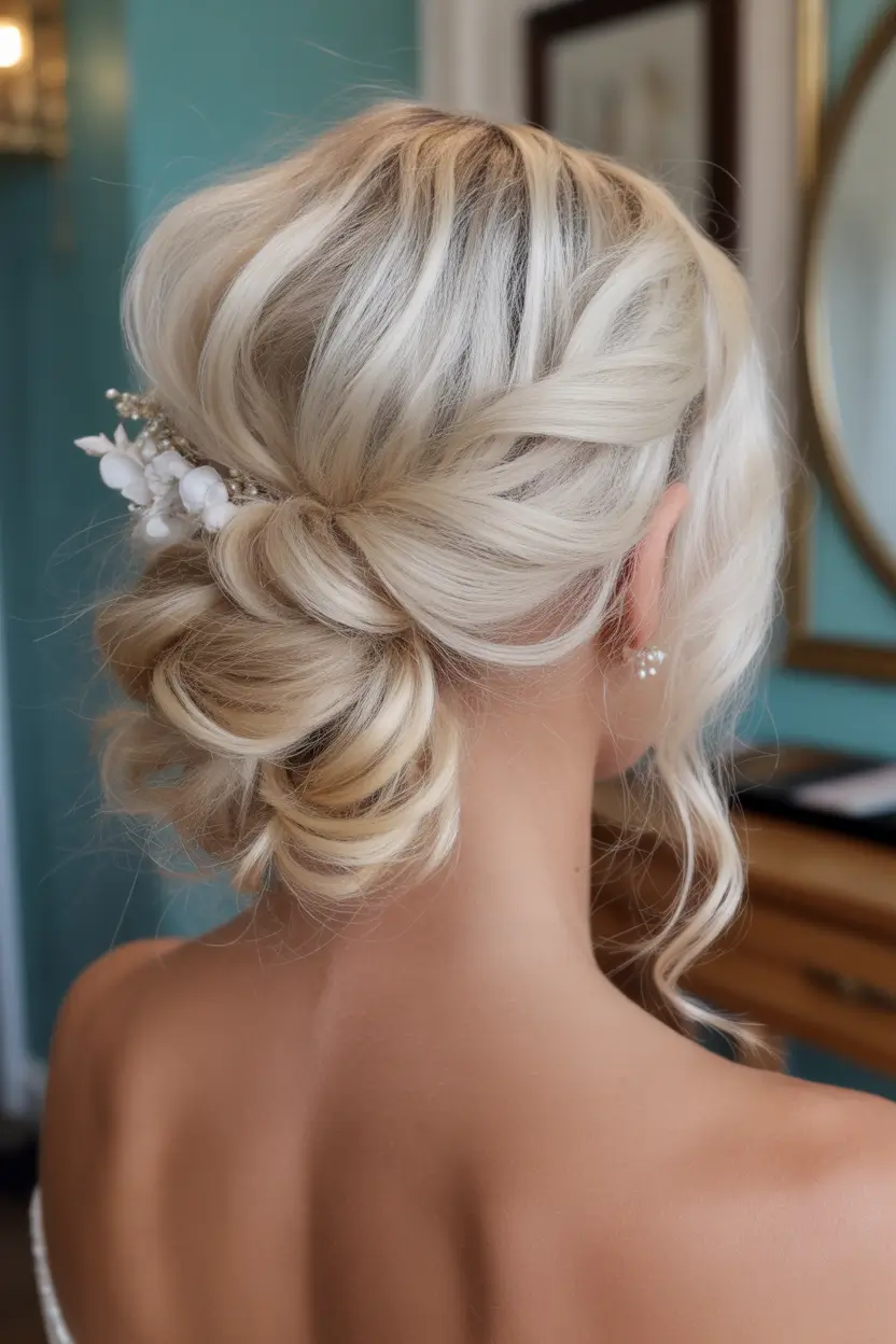 graduation hairstyles ideas 2026 Soft Twisted Low Bun Graduation Style