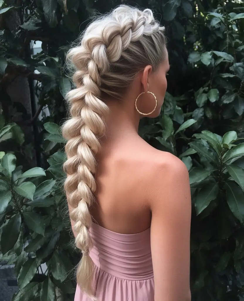 graduation hairstyles ideas 2026 Long Statement Braid Graduation Style