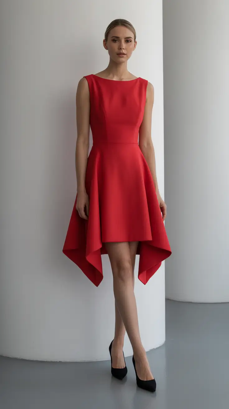graduation outfit ideas for guest ideas 2026 Bold Red Dress That Brings Confidence To Graduation Day