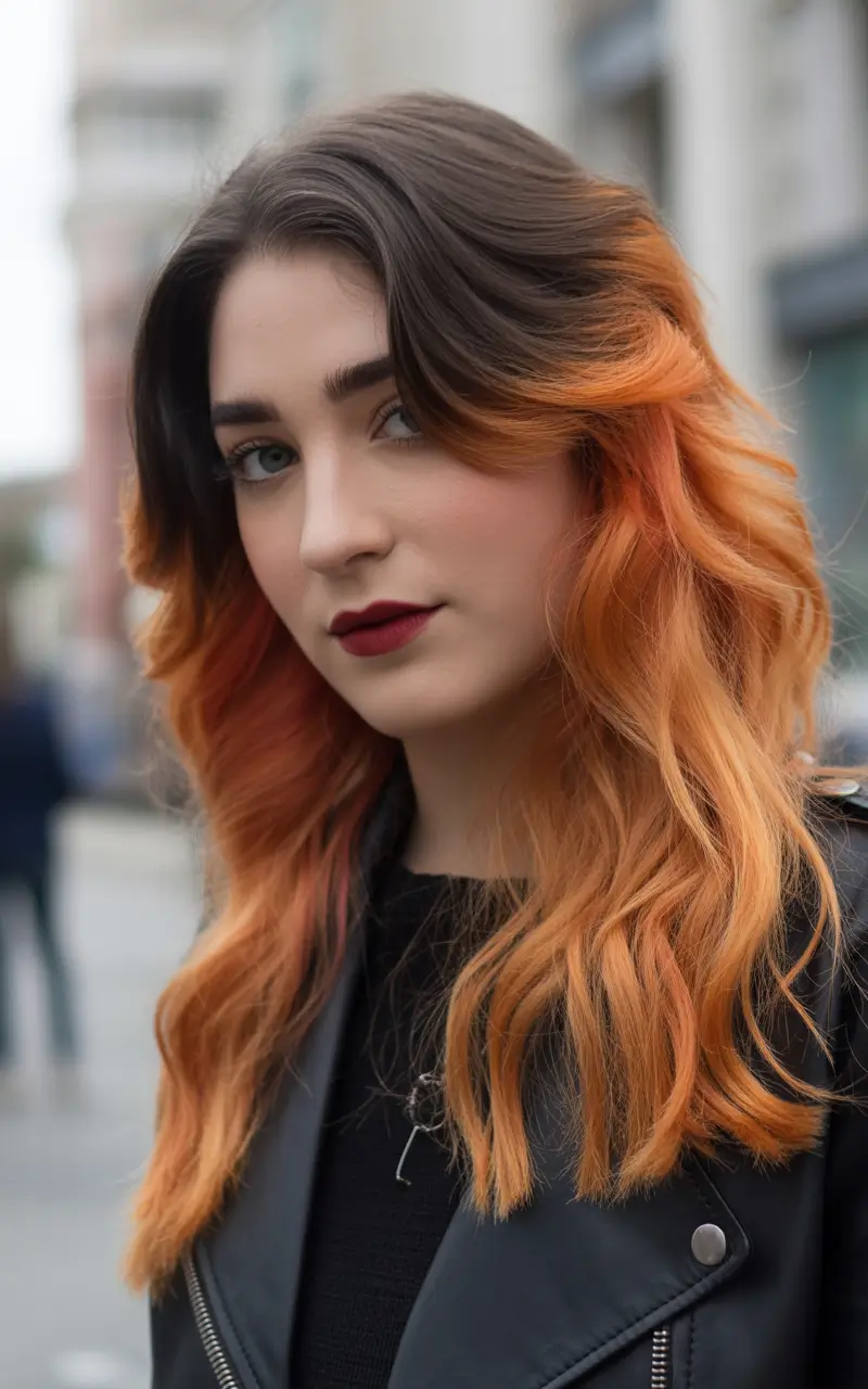 May Hair Color Ideas 2026 Burnt Ginger Ombre That Feels Like Golden Hour