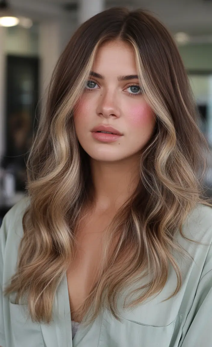May Hair Color Ideas 2026 Soft Milk Tea Blonde with Lived-In Layers