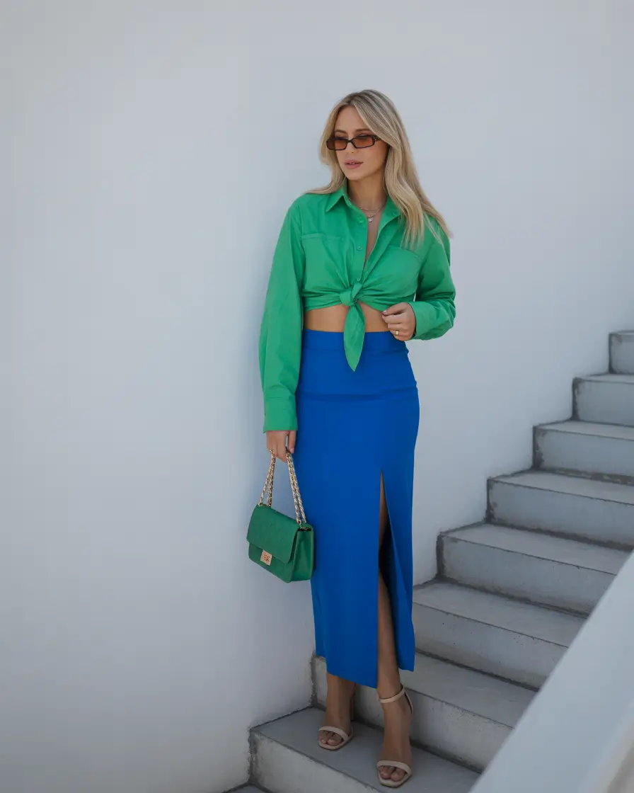 23 May outfits ideas 2026 Color Blocking That Feels Fresh Again