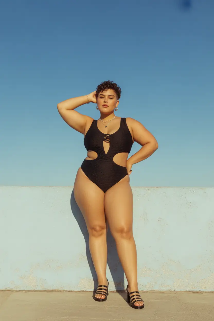 23 plus size swimsuit Summer 2026 Sculpted Cut-Outs That Redefine Summer Style
