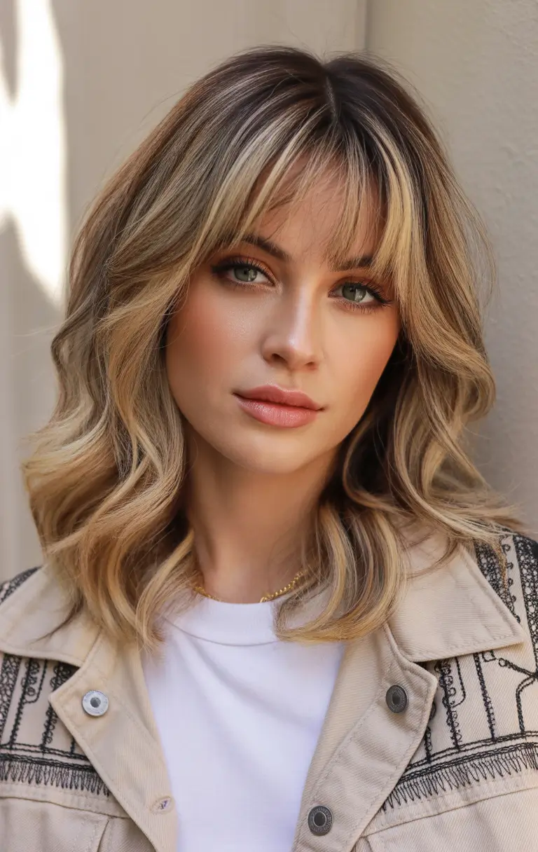 spring to summer season haircuts ideas 2026 Layered Blonde Lob With Soft Face Framing
