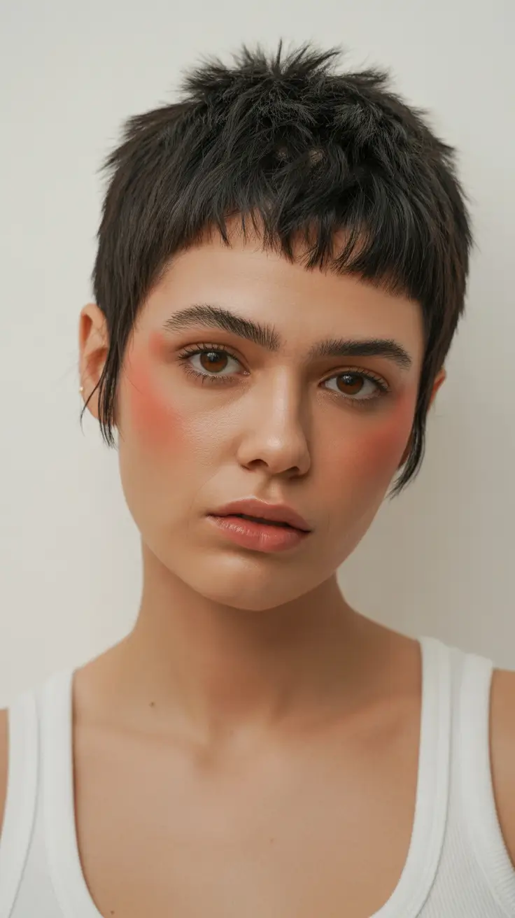 spring to summer season haircuts ideas 2026 Soft Textured Micro Crop With Natural Movement