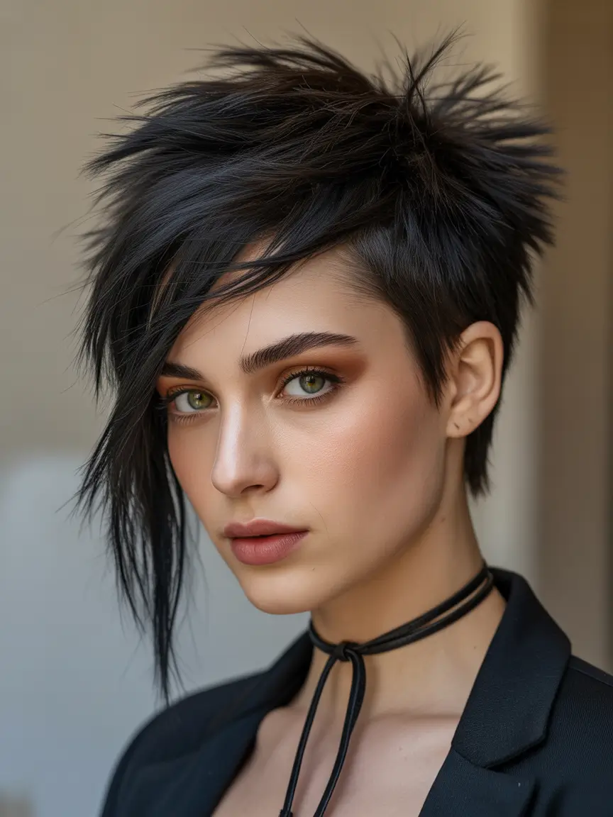 spring to summer season hairstyles ideas 2026 Modern Textured Pixie With Dramatic Volume