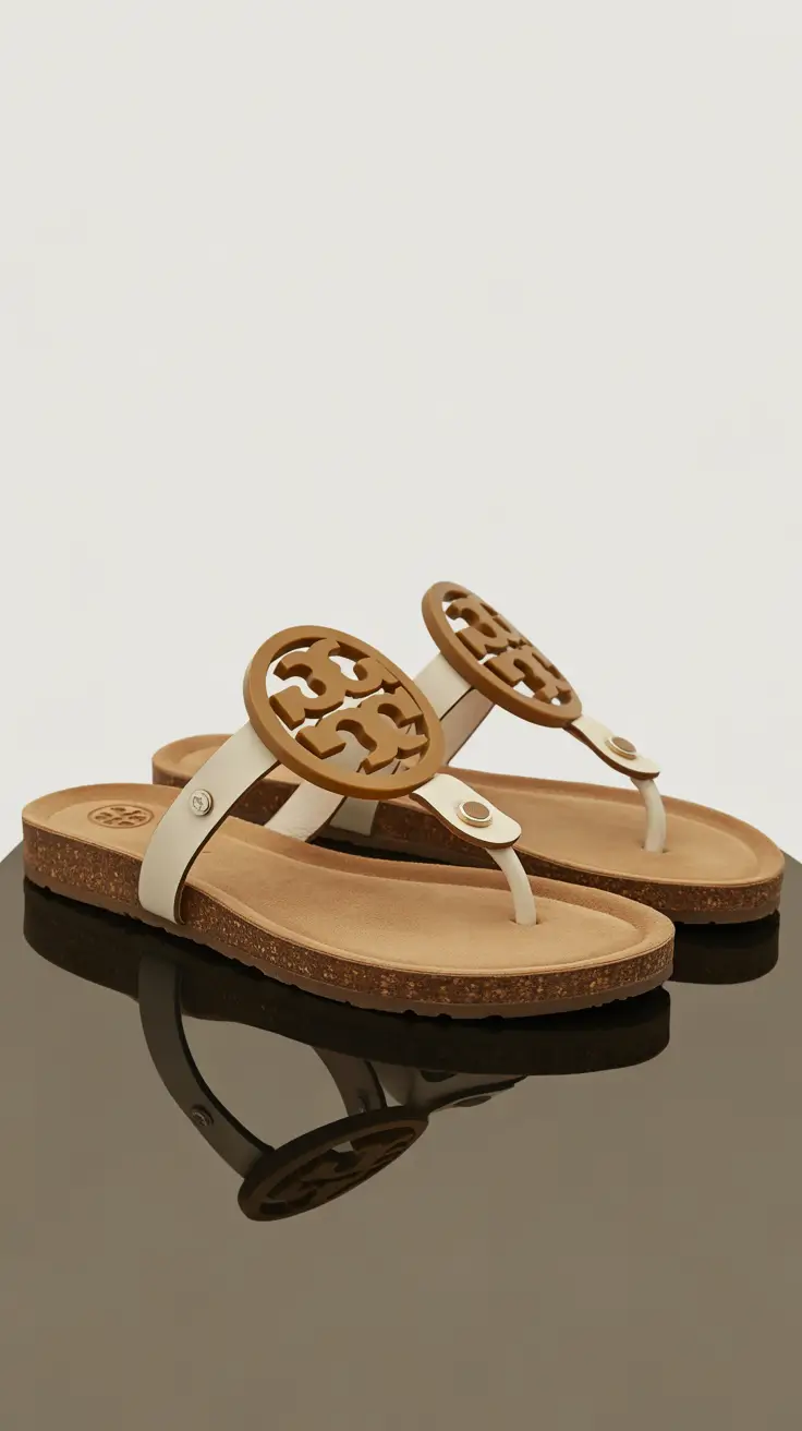 summer flip flops for women 2026 Statement Logo Flip Flops That Feel Quietly Luxurious