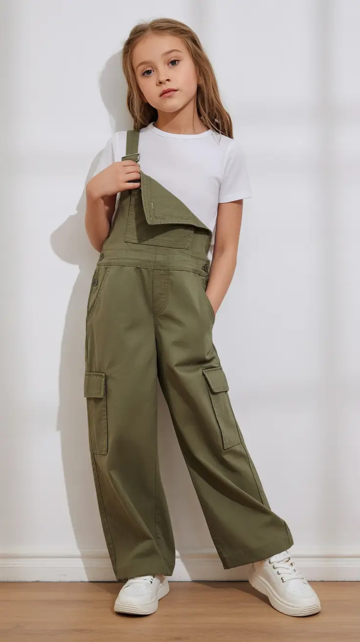 21 summer outfits for teens 2026 Relaxed Utility Overalls with a Cool-Girl Street Edge